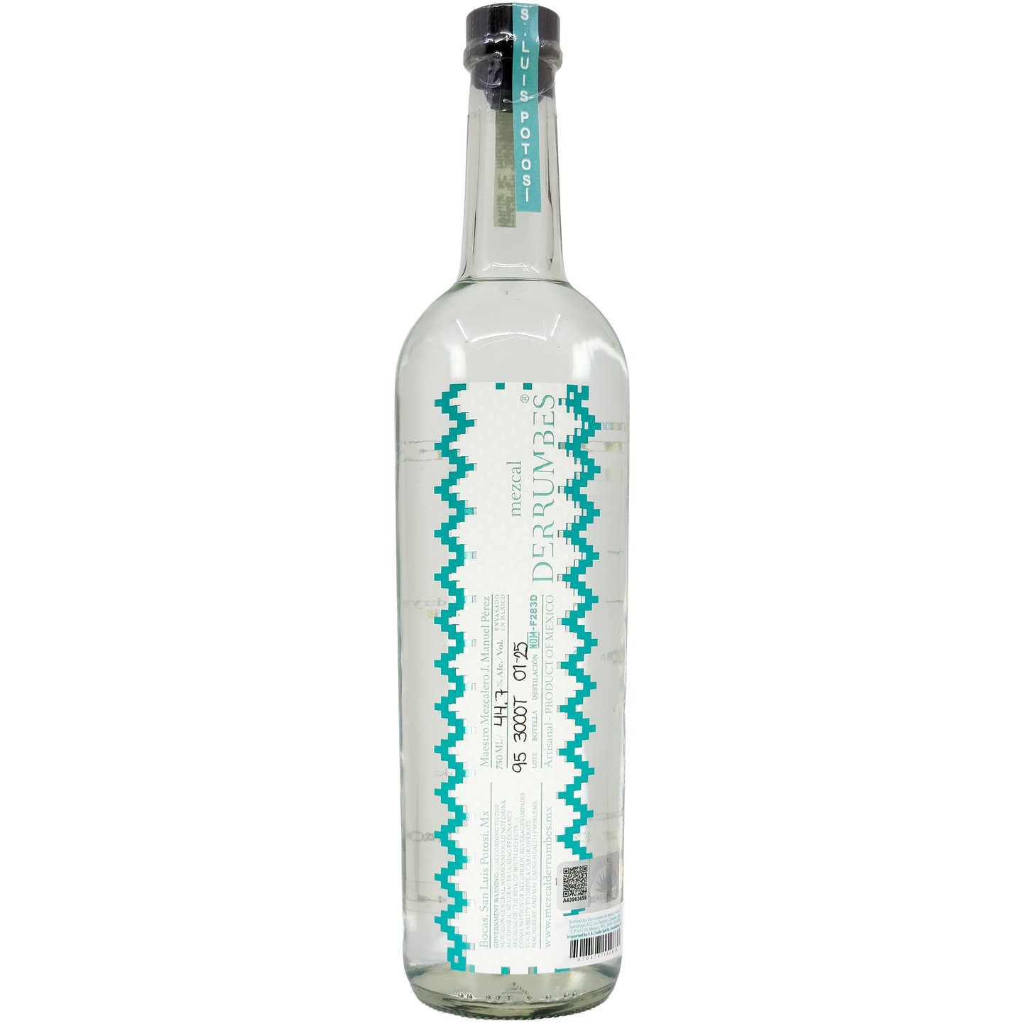 Derrumbes 'San Luis Potosi' Mezcal Joven, Mexico