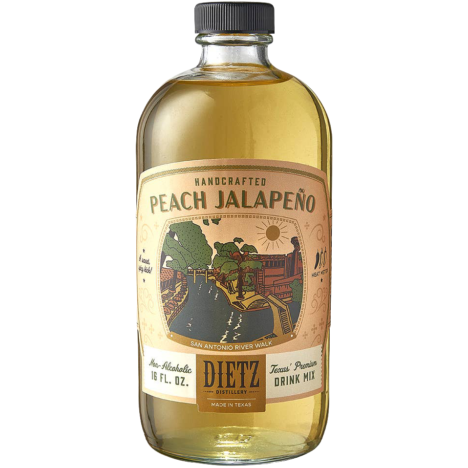 Dietz Distillery Peach Jalapeño Cocktail Mix, Texas