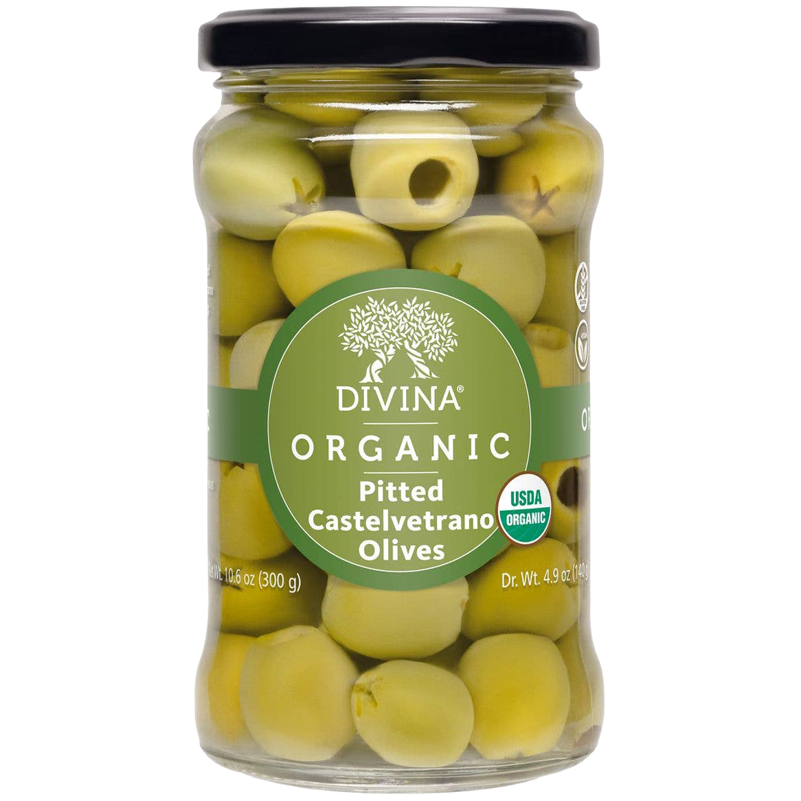 Divina Organic Pitted Castelvetrano Olives