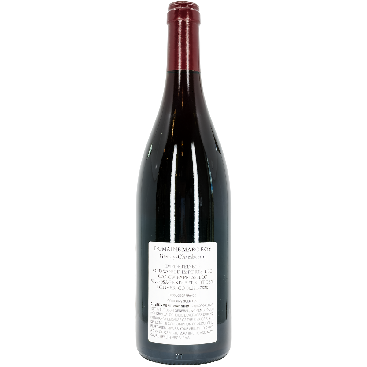 Domaine Marc Roy Clos Prieur, Gevrey-Chambertin Premier Cru, France