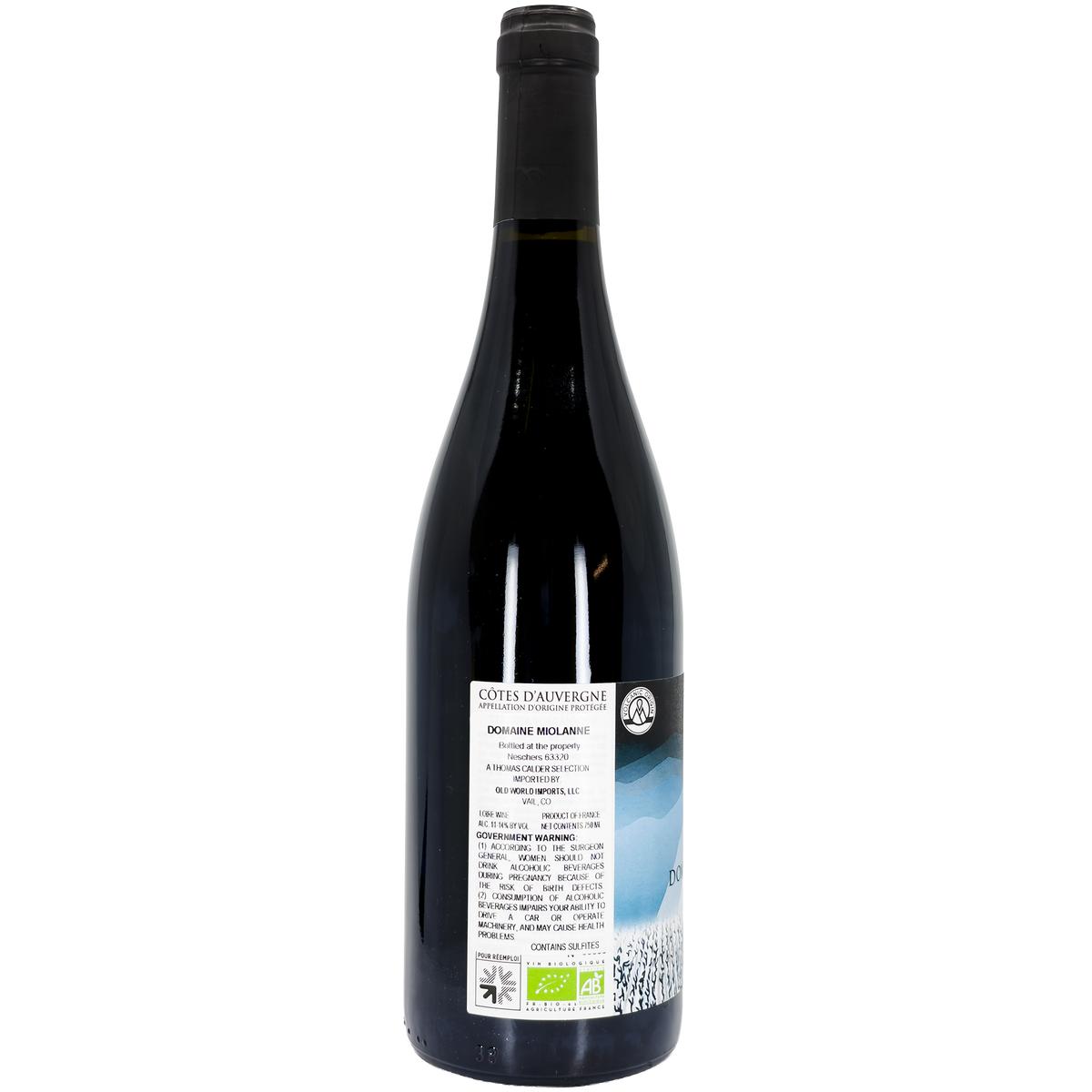 Domaine Miolanne Cotes d'Auvergne 'Volcane' Rouge, Loire, France