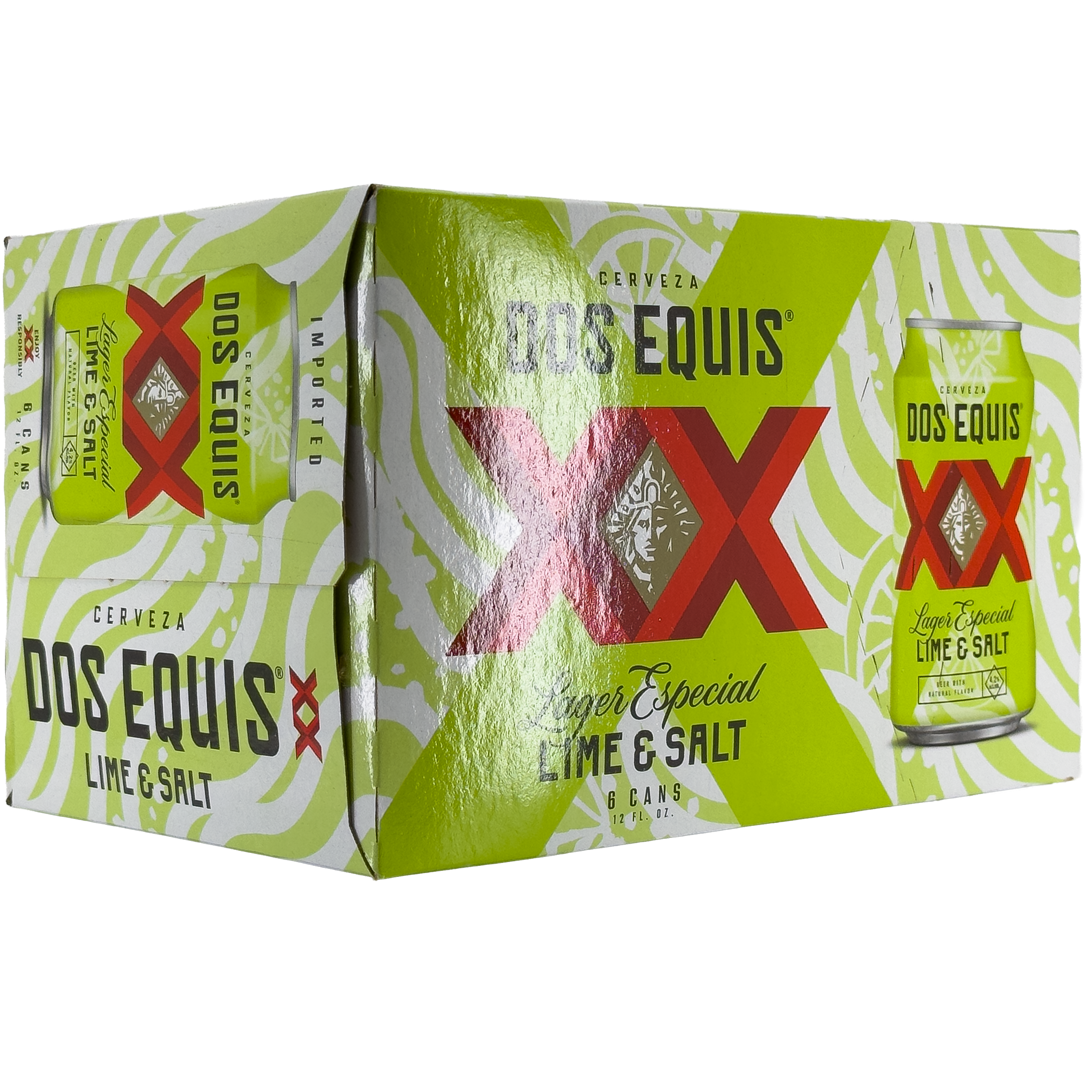 Dos Equis 'XX' Lime & Salt Lager Especial Beer, Mexico Wine Dispensary Dos Equis 'XX' Lime & Salt Lager Especial Beer, Mexico Wine Dispensary
