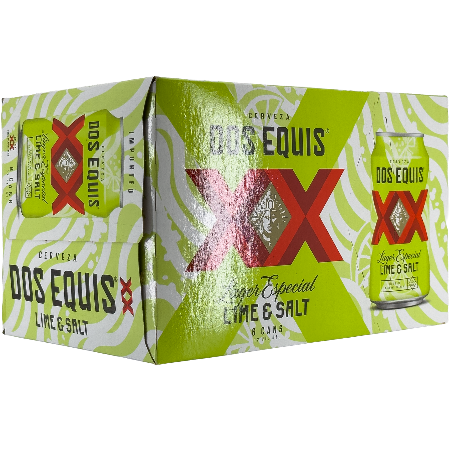 Dos Equis 'XX' Lime & Salt Lager Especial Beer, Mexico