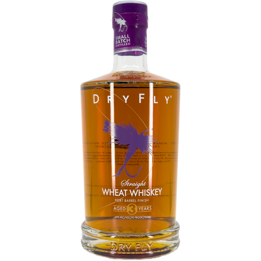 Dry Fly Distilling Port Barrel Finish 3 Year Old Straight Wheat Whiskey, Washington