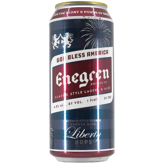 Enegren Brewing Co. 'Liberty Hops' Rotating Hop Pilsner Beer, California