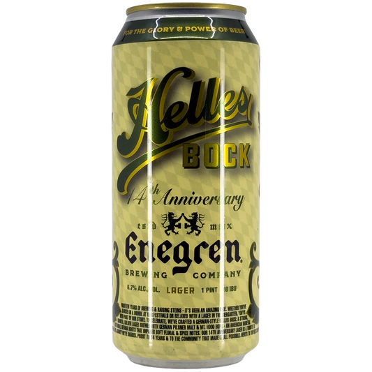 Enegren Brewing Co. 14th Anniversary Helles Bock Lager Beer, California