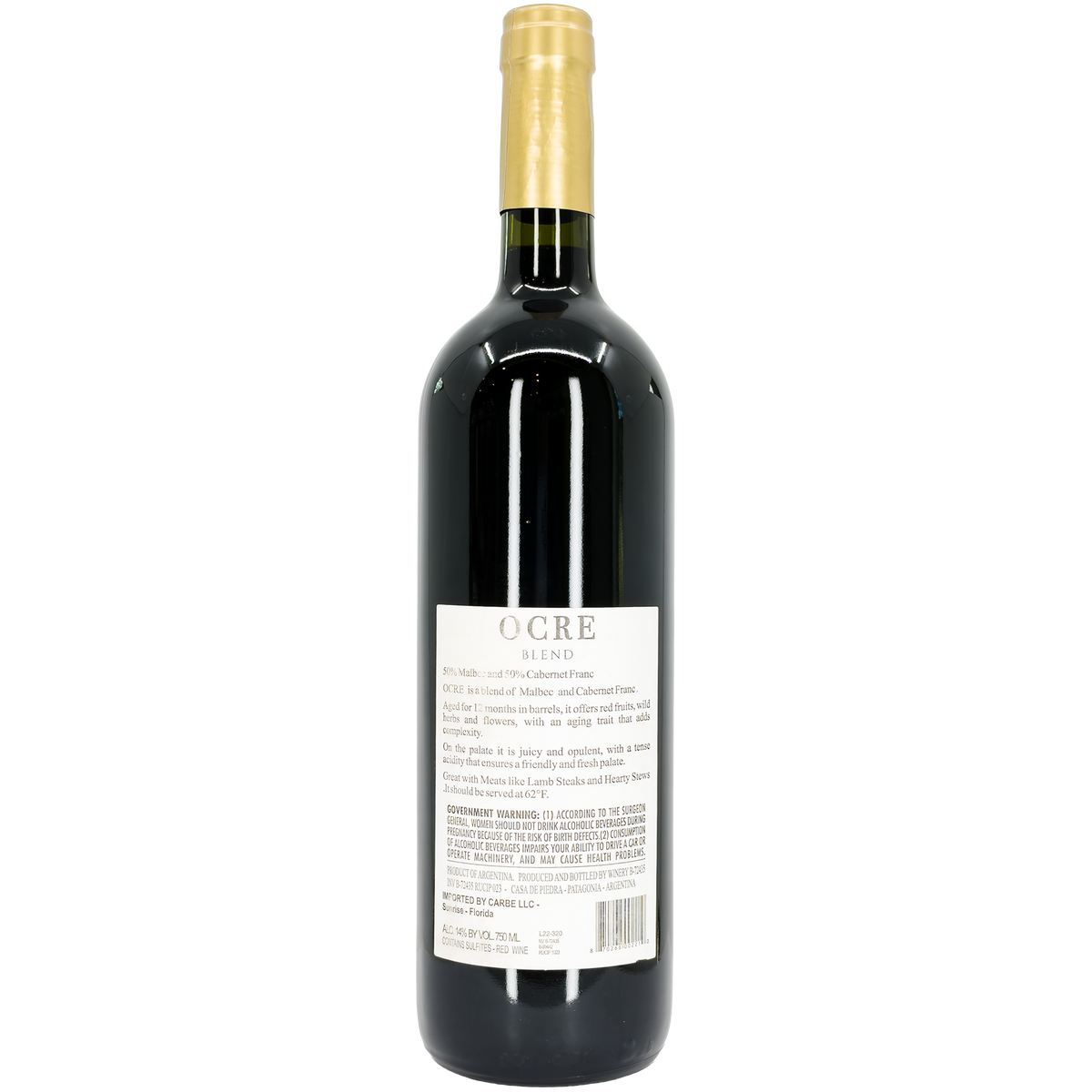 Familia Cassone 'Ocre' Malbec, Patagonia, Argentina