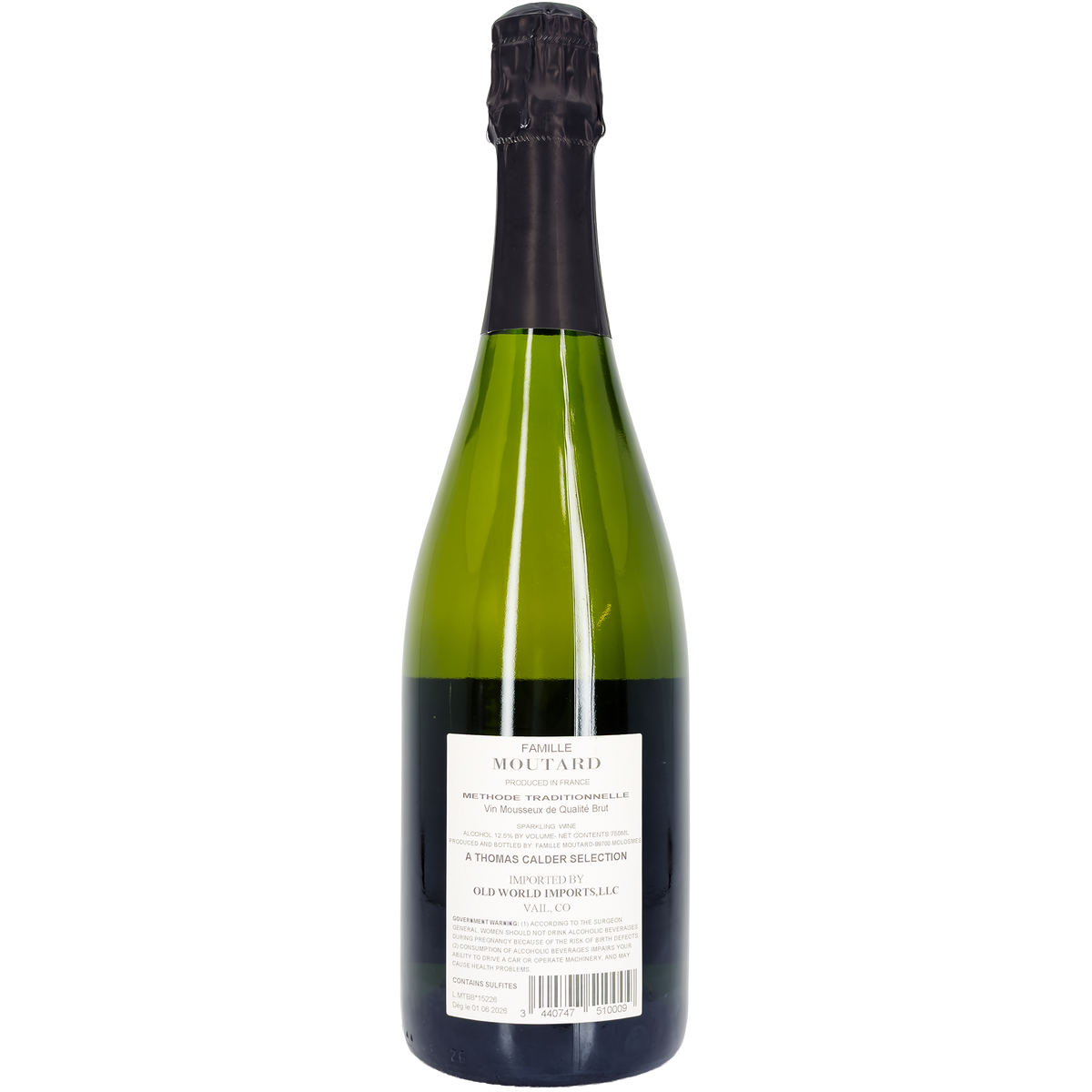 Famille Moutard Cremant de Bourgogne Blanc de Blancs Brut, France