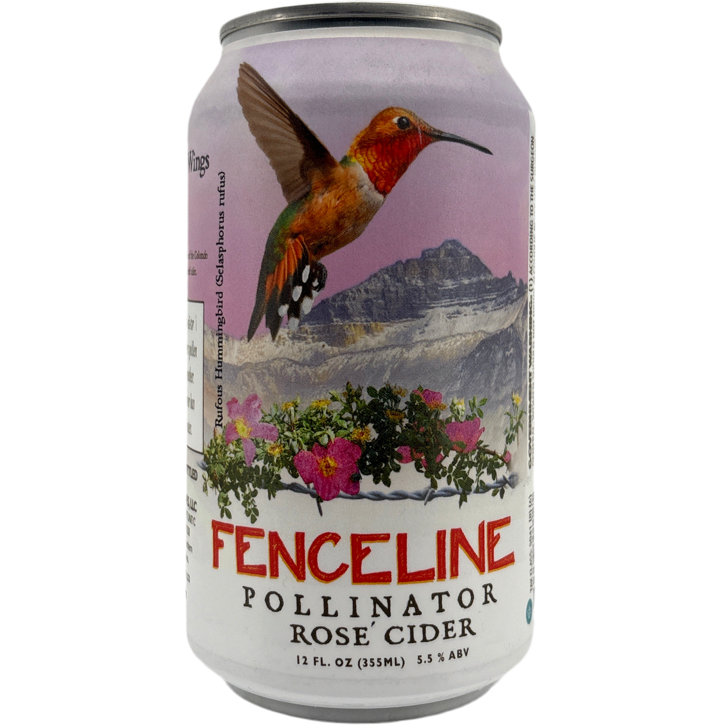 Fenceline 'Pollinator' Semi Sweet Rose Cider, Colorado