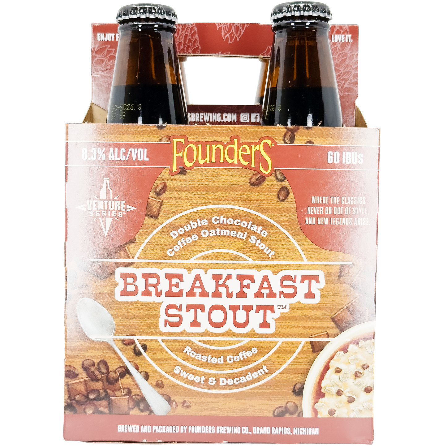 Founders Brewing Co. Breakfast Stout Beer, Michigan