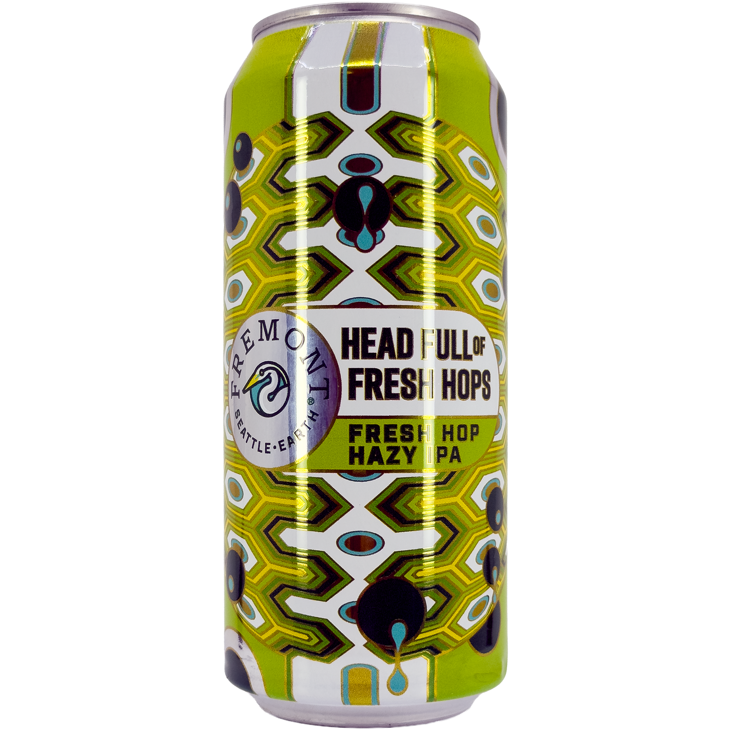 Fremont Brewing 'Head Full Of Fresh Hops' Hazy IPA Beer, Washington