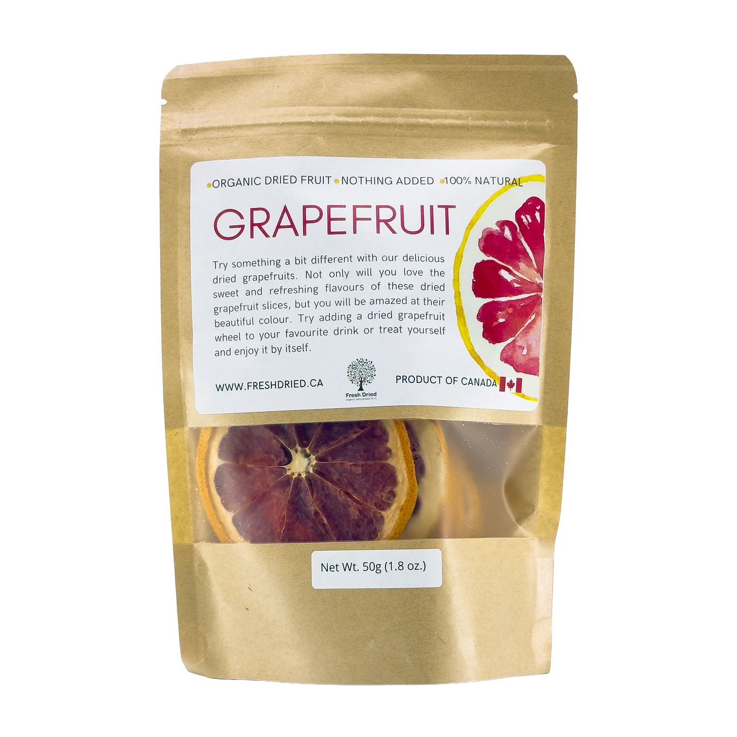 FreshDried Dried Grapefruit Wheels, Canada