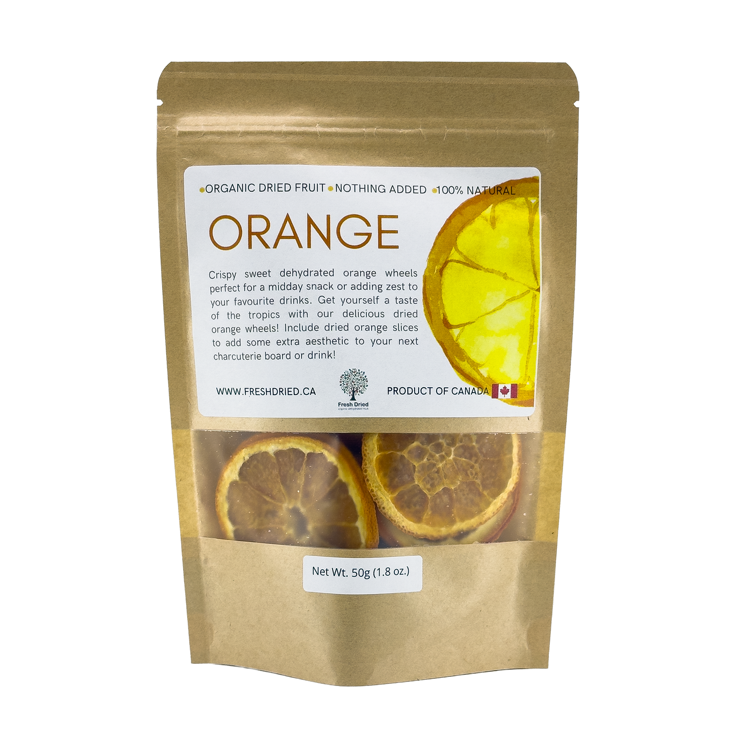 FreshDried Dried Orange Wheels, Canada