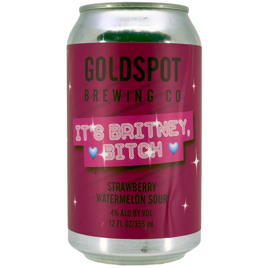 Goldspot Brewery 'It's Britney B*tch!' Fruited Sour Ale Beer, Colorado