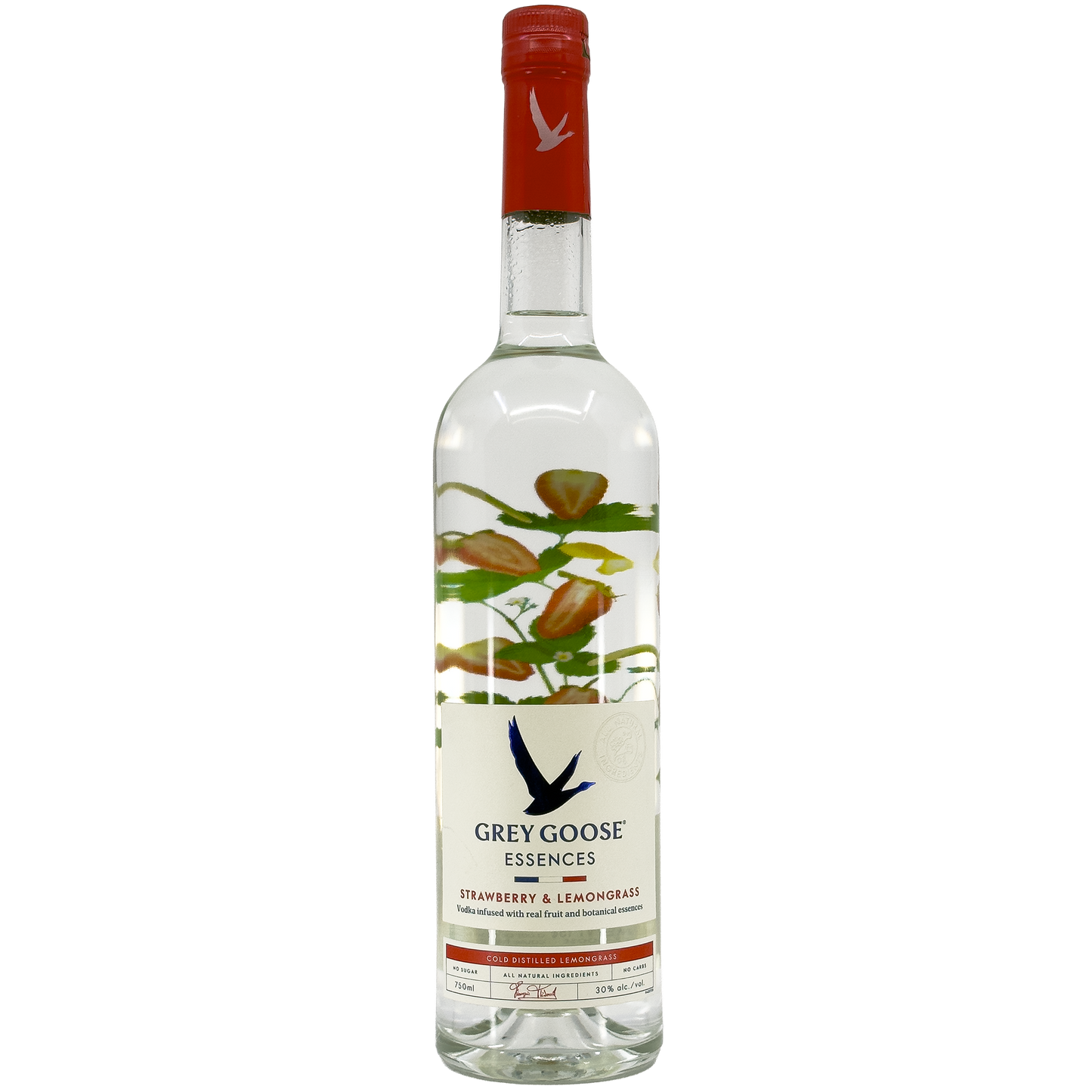 Grey Goose Essences Strawberry & Lemongrass Vodka, France