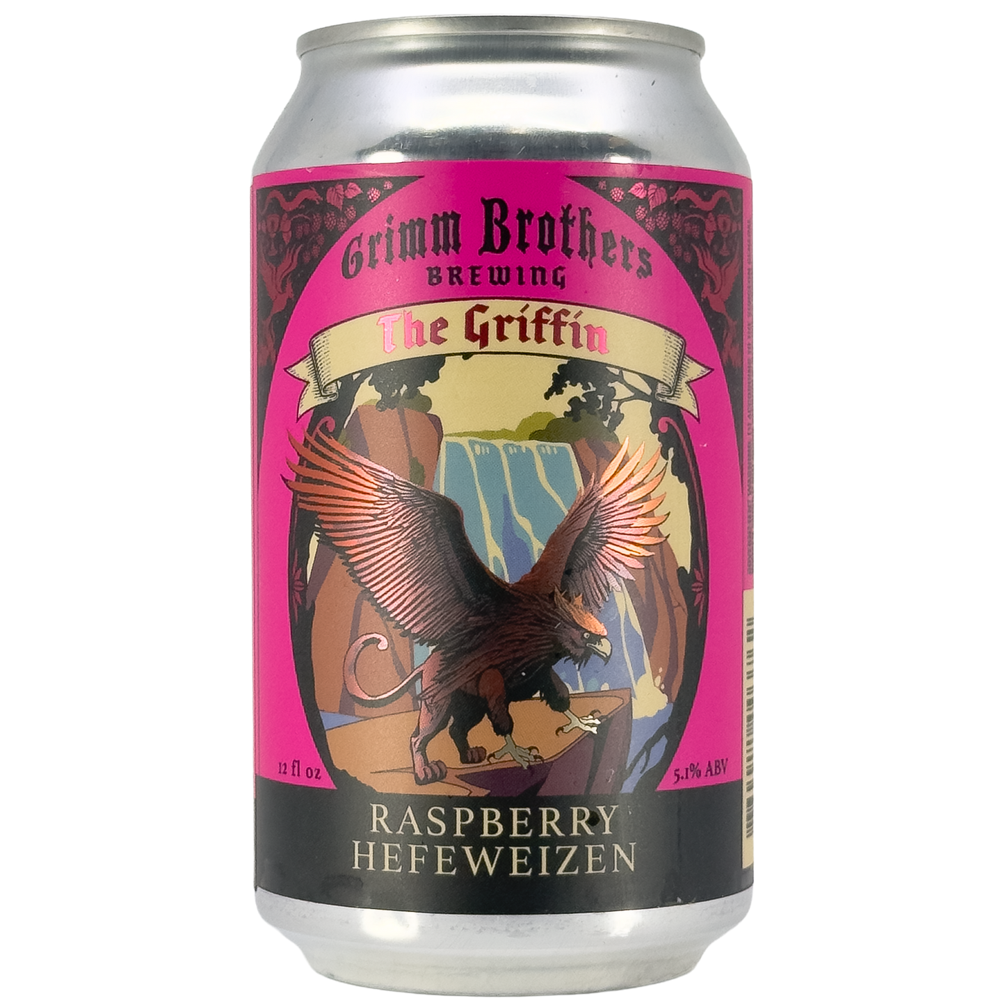 Grimm Brothers Brewing 'Raspberry Griffin' Raspberry Hefeweizen Ale Beer, Colorado, USA