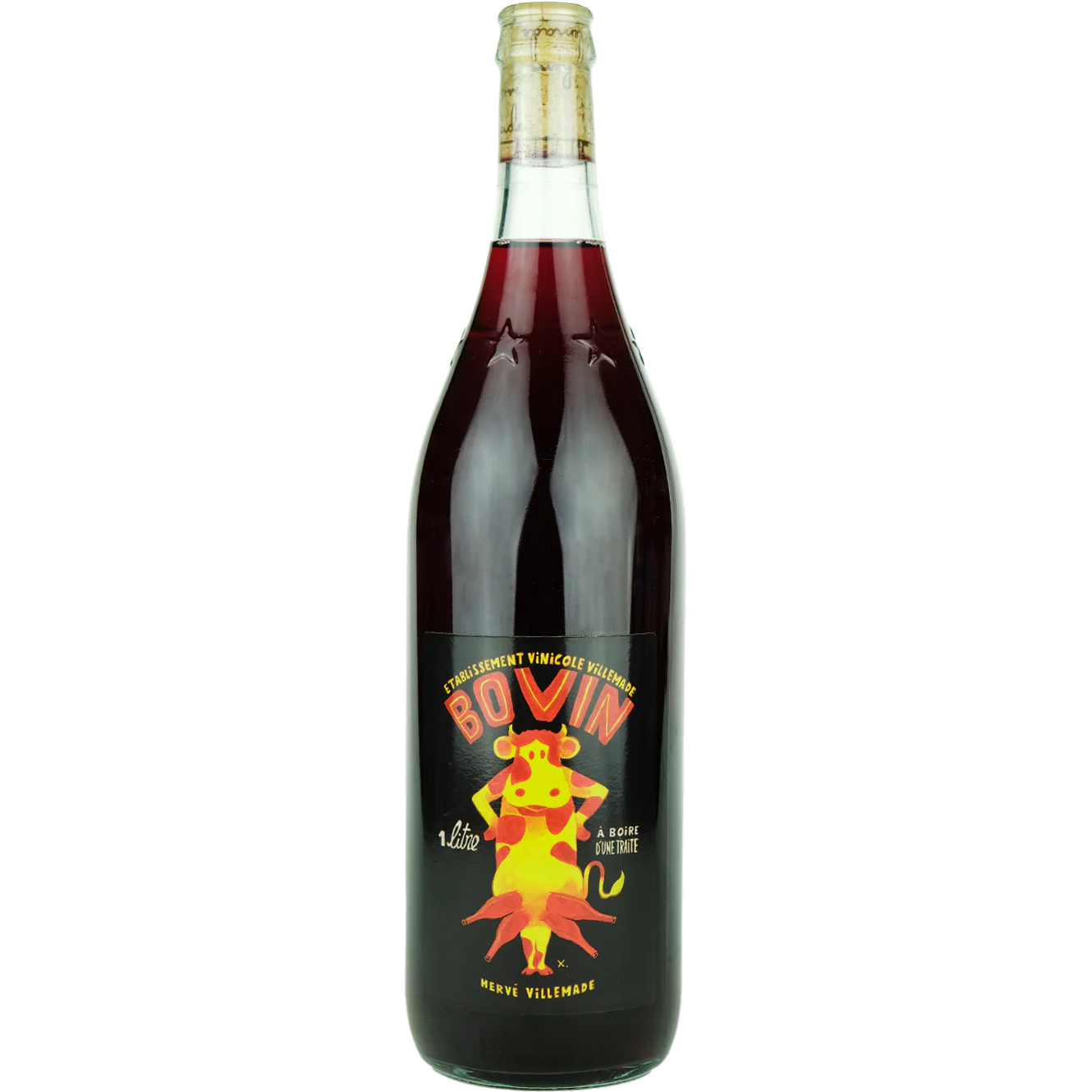 Hervé Villemade 'Bovin' Rouge, Vin de France, Loire, France