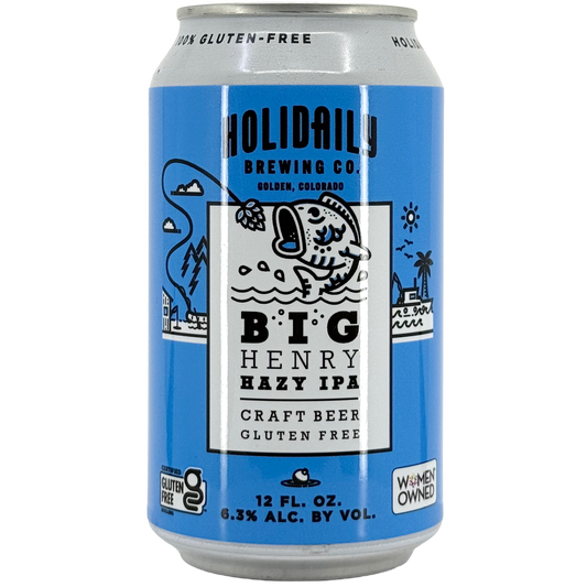 Holidaily Brewing Co. 'Big Henry' Hazy IPA Beer, Colorado, USA