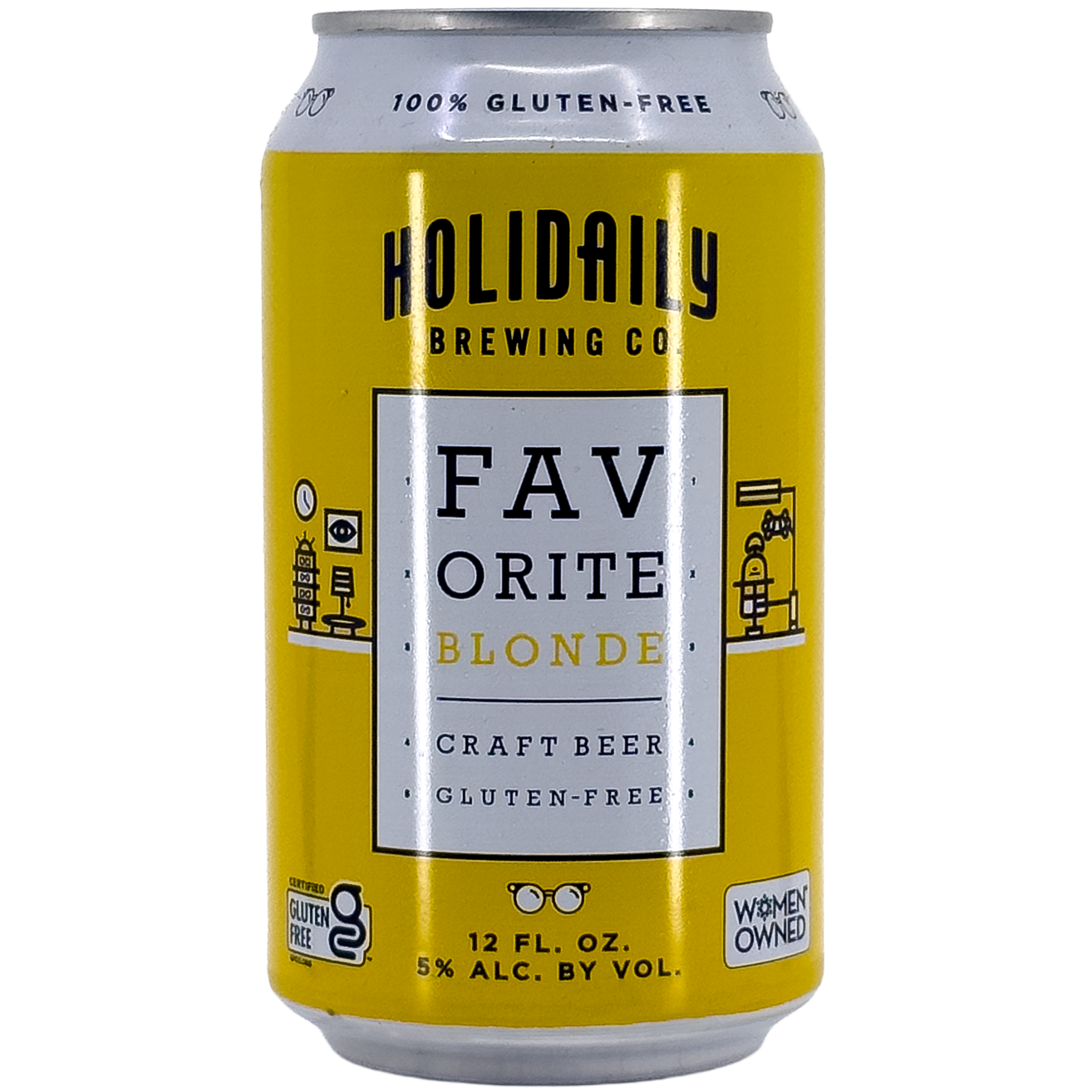 Holidaily Brewing Co. Favorite Blonde Beer, Colorado, USA