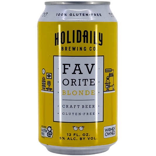 Holidaily Brewing Co. Favorite Blonde Beer, Colorado, USA