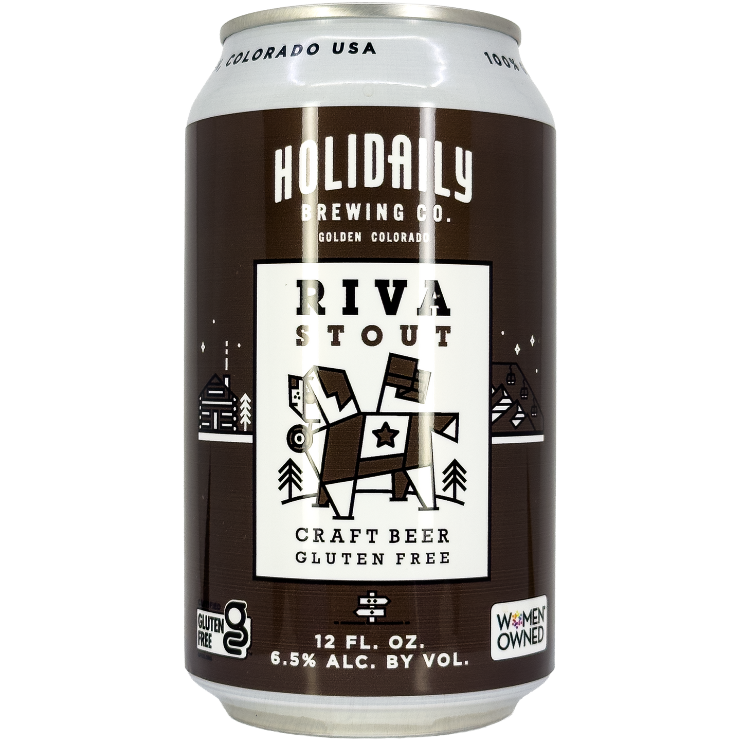 Holidaily Brewing Co. 'Riva' Stout Beer, Colorado