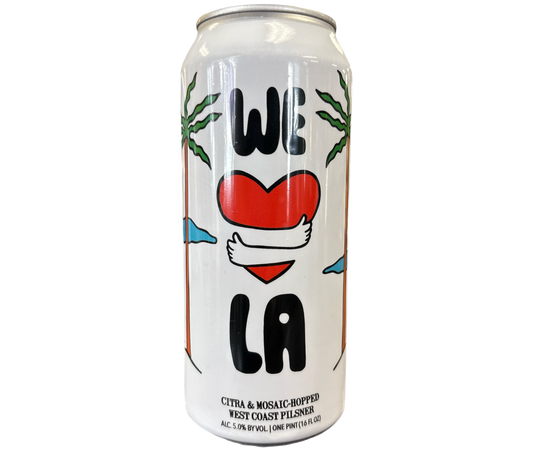 Hop Butcher For The World 'We Love LA' Pilsner Beer, Illinois