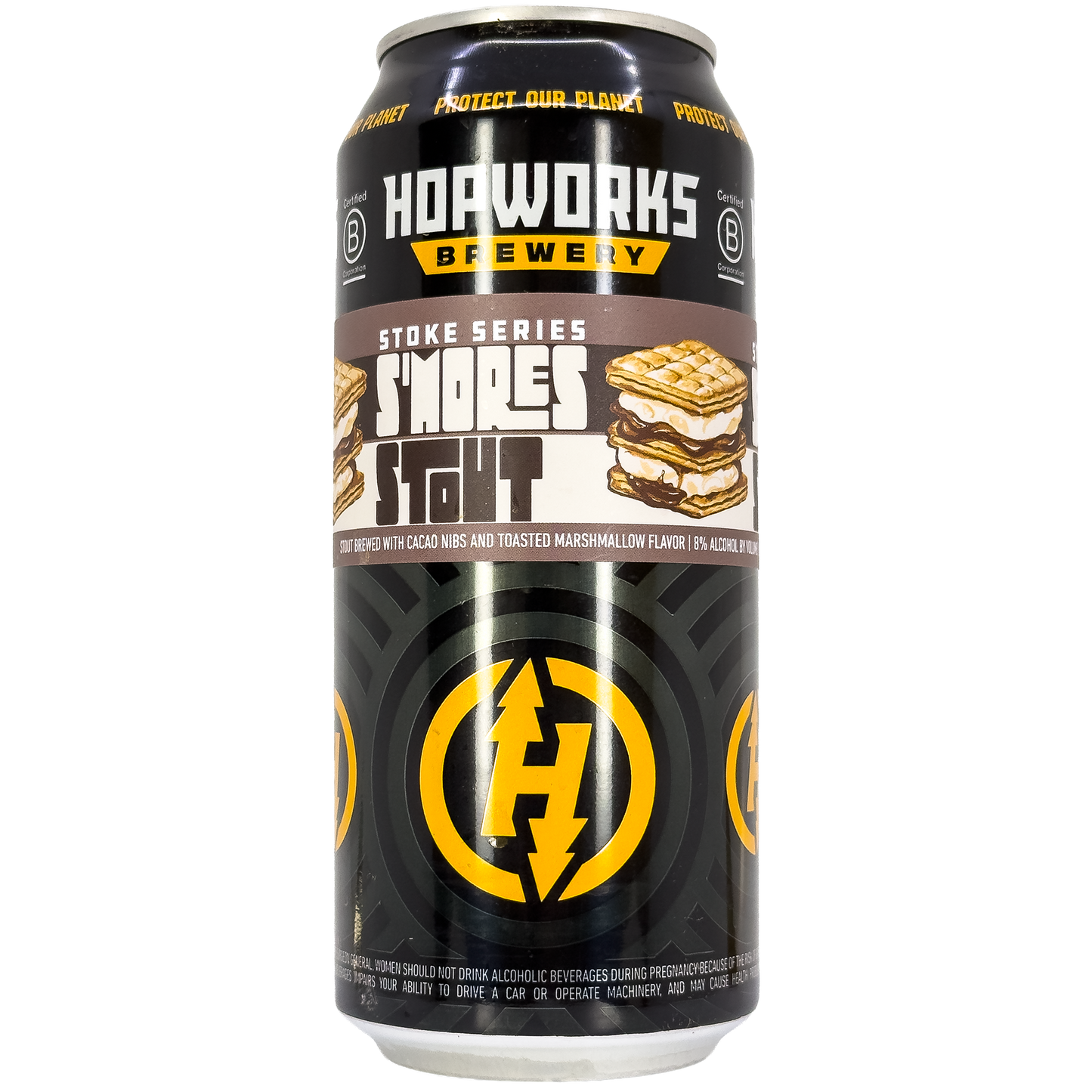 Hopworks Urban Brewery HUB S'mores Stout Beer, Oregon