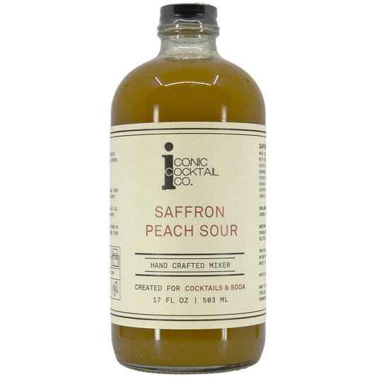 Iconic Cocktail Co. Saffron Peach Handcrafted Cocktail Mixer, Arizona