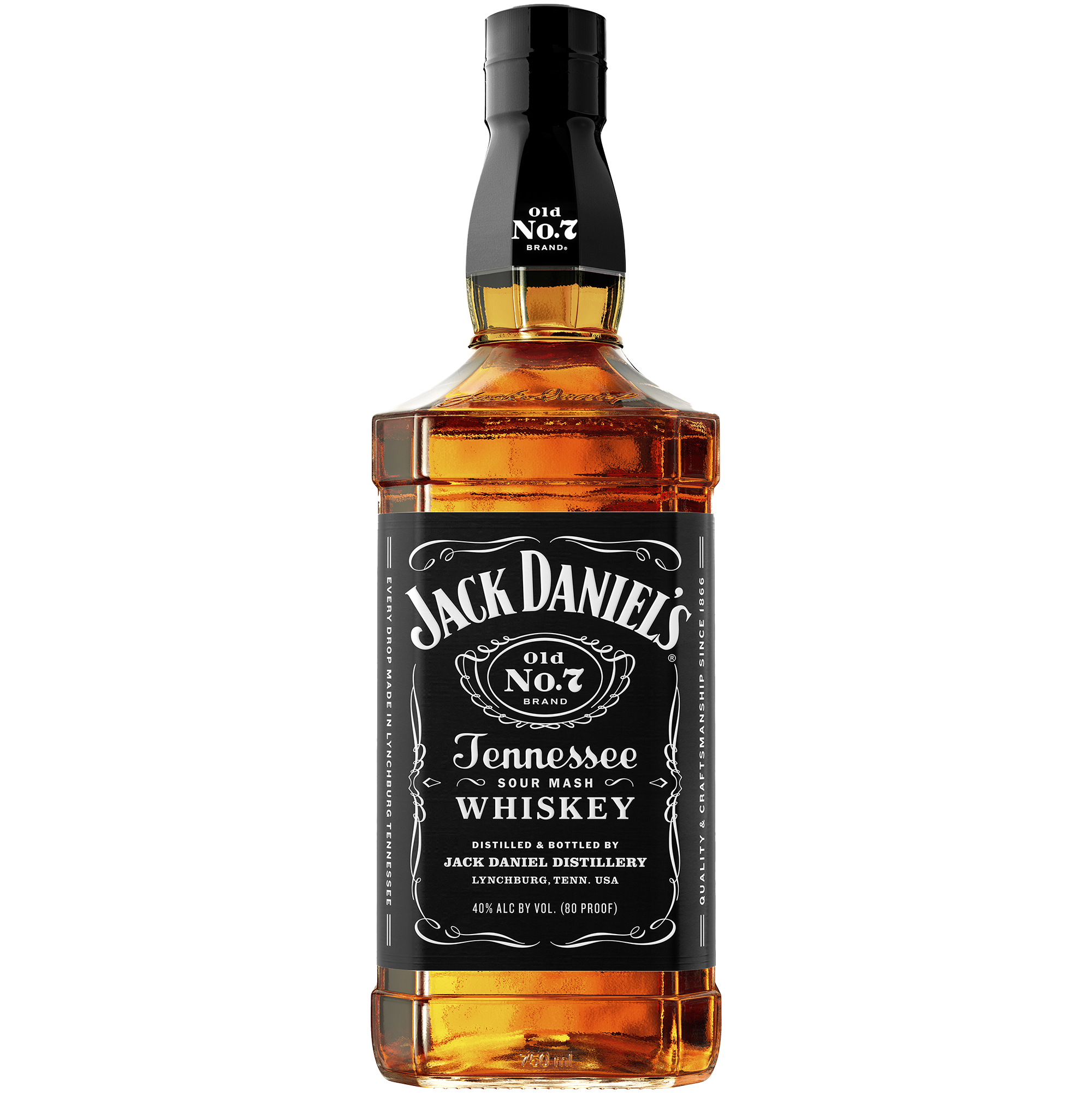 Jack Daniel's Old No. 7 700mL ウイスキー Jack Daniel's 'Old No.7' Brand Black Label Sour Mash Whiskey