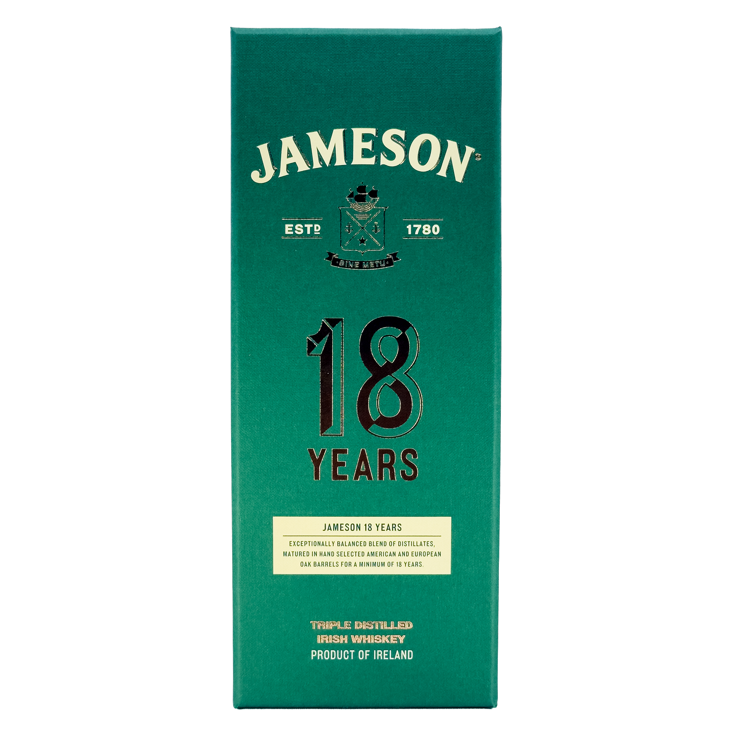 Jameson 18 Year Old Limited Reserve Blended Irish Whiskey, County Cork, Ireland