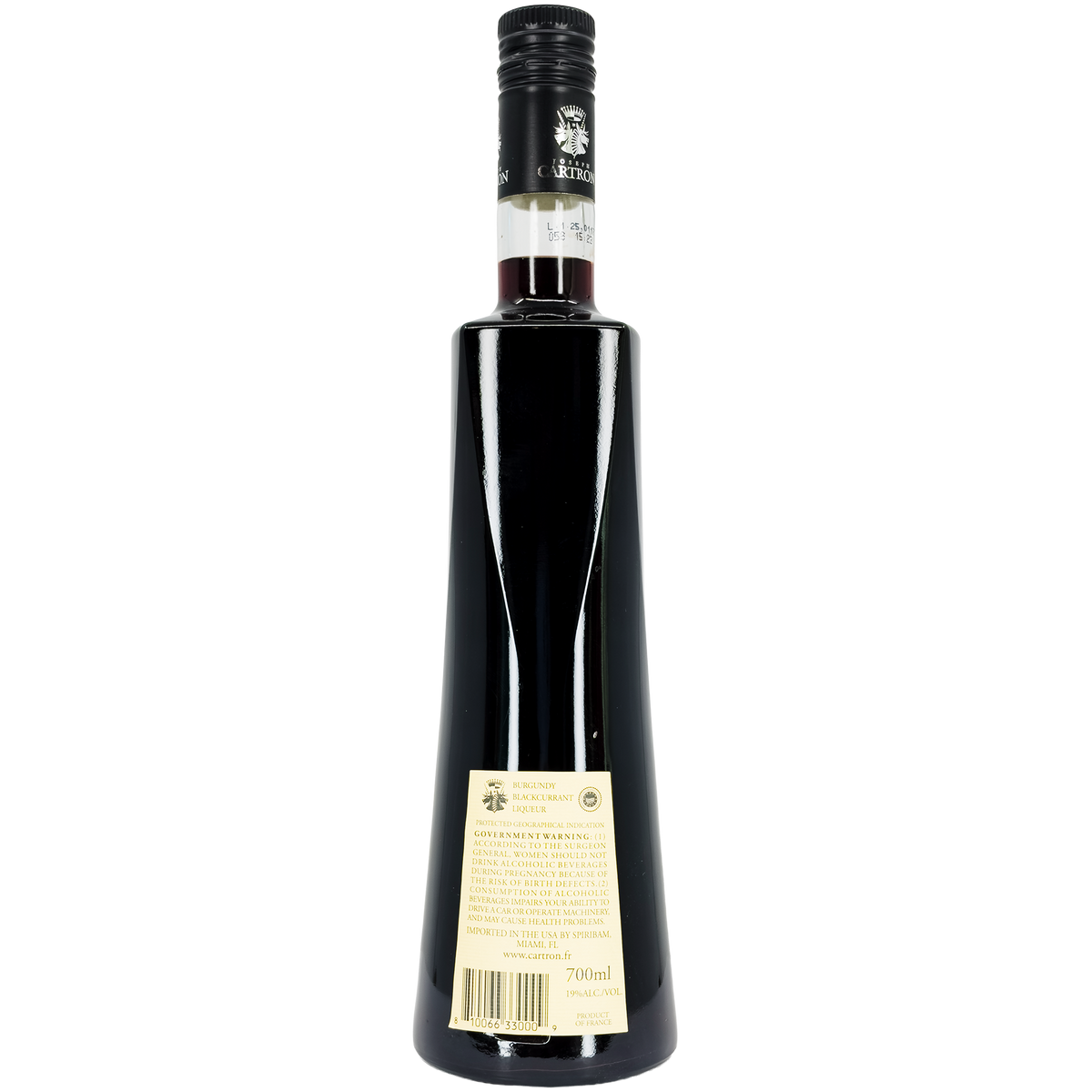 Joseph Cartron Creme de Cassis de Bourgogne Double Creme, France