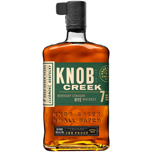 Knob Creek 7 Year Old Straight Rye Whiskey, Kentucky