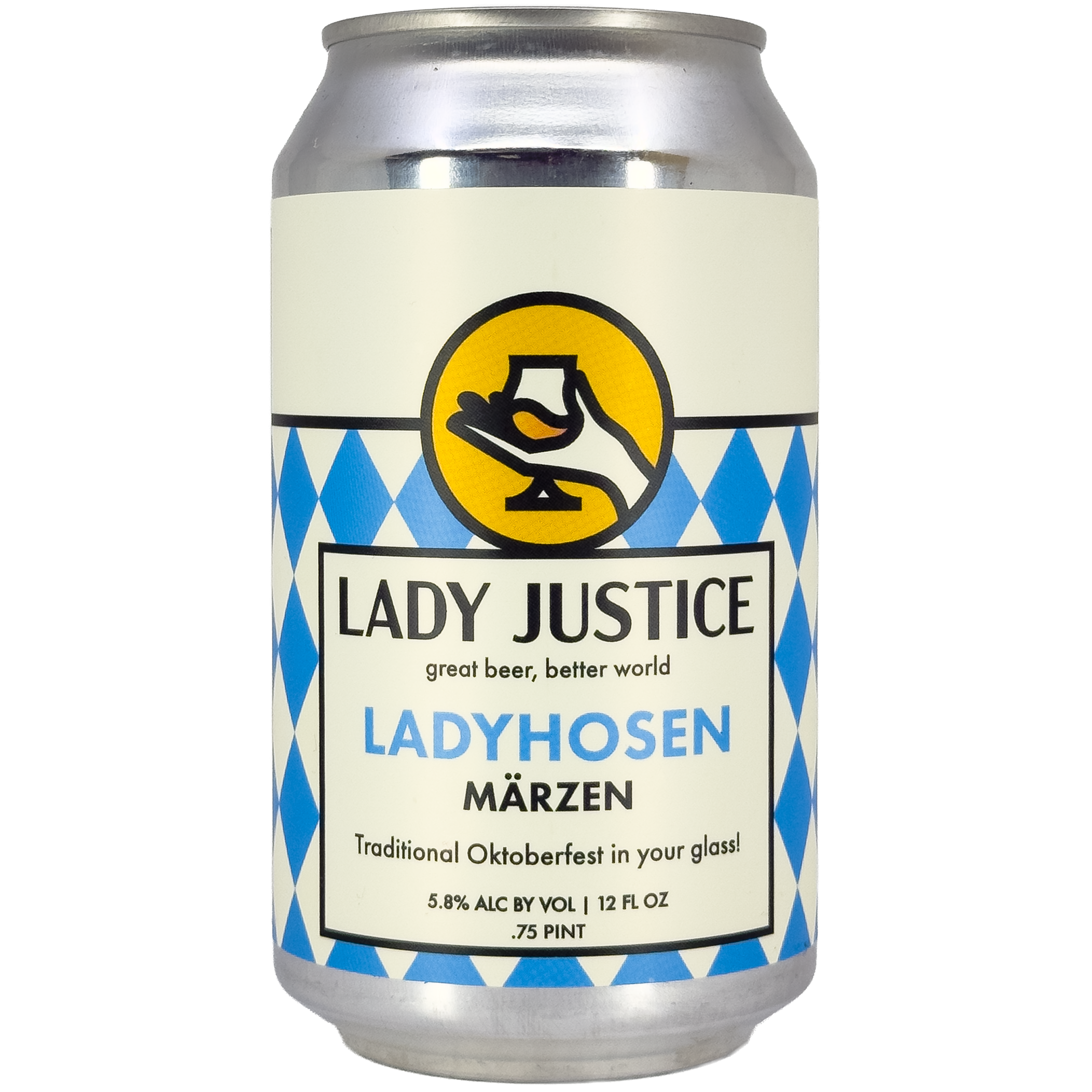 Lady Justice 'LadyHosen' Marzen Lager Beer, Colorado – Wine Dispensary