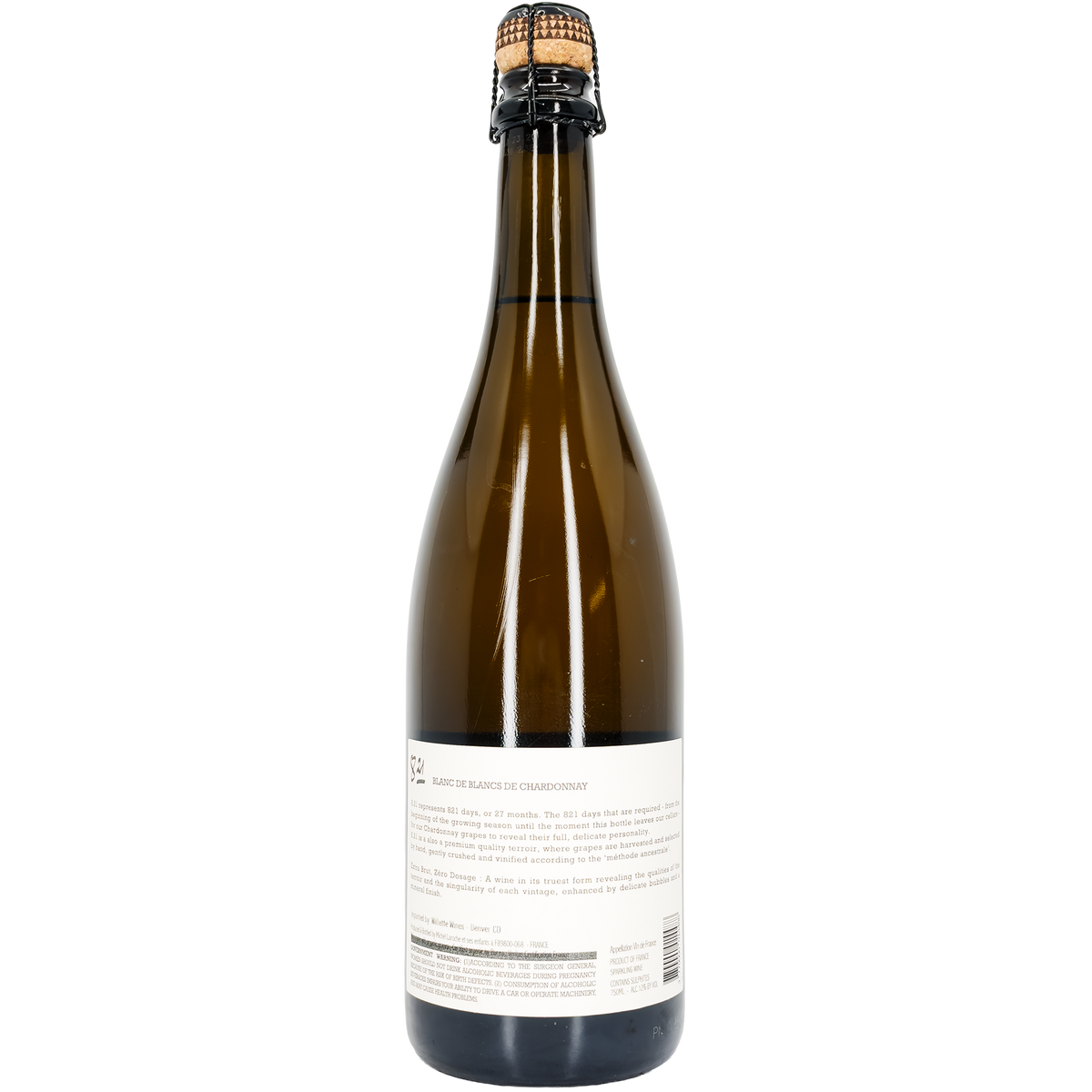 Le Domaine d'Henri 821 Blanc de Blancs Extra Brut, Burgundy, France