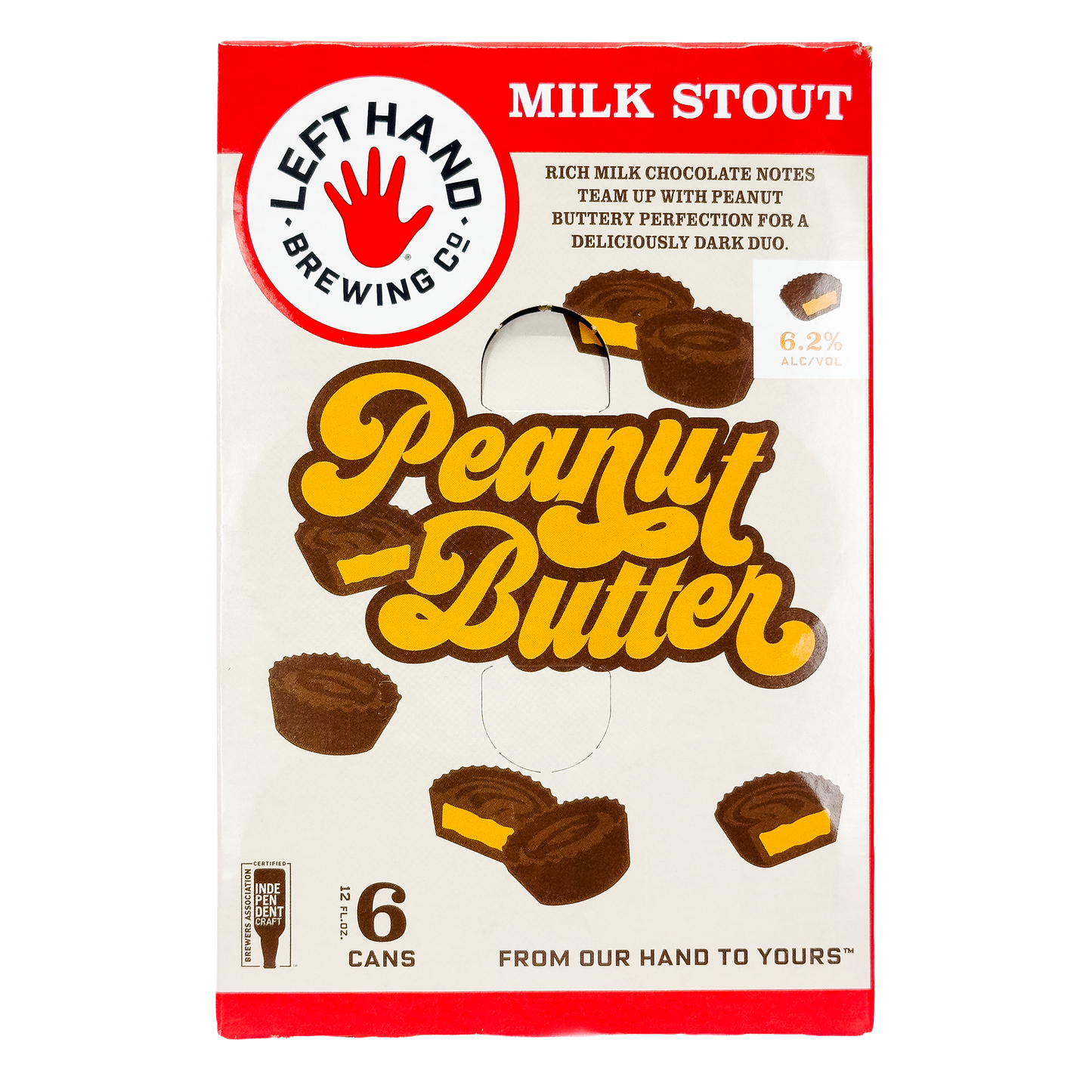 Left Hand Brewing Peanut Butter Milk Stout Beer, Colorado