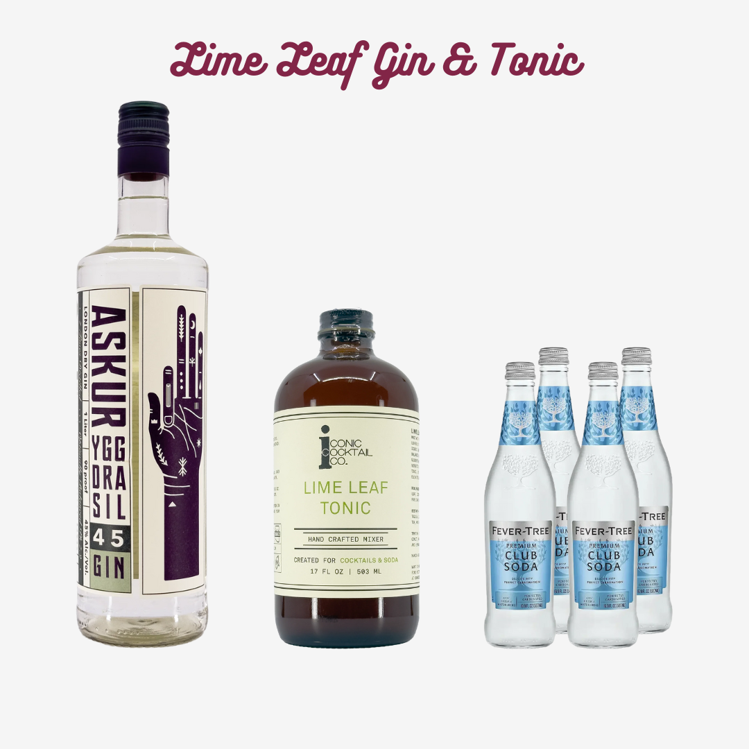 Lime Leaf Gin & Tonic Cocktail Party Bundle