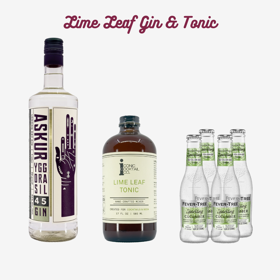 Lime Leaf Gin & Tonic Cocktail Party Bundle