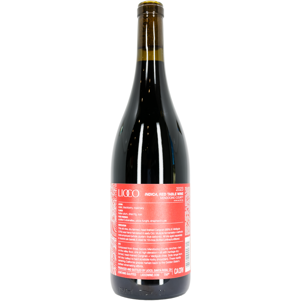 Lioco 'Indica' Red Table Wine, Mendocino County, California