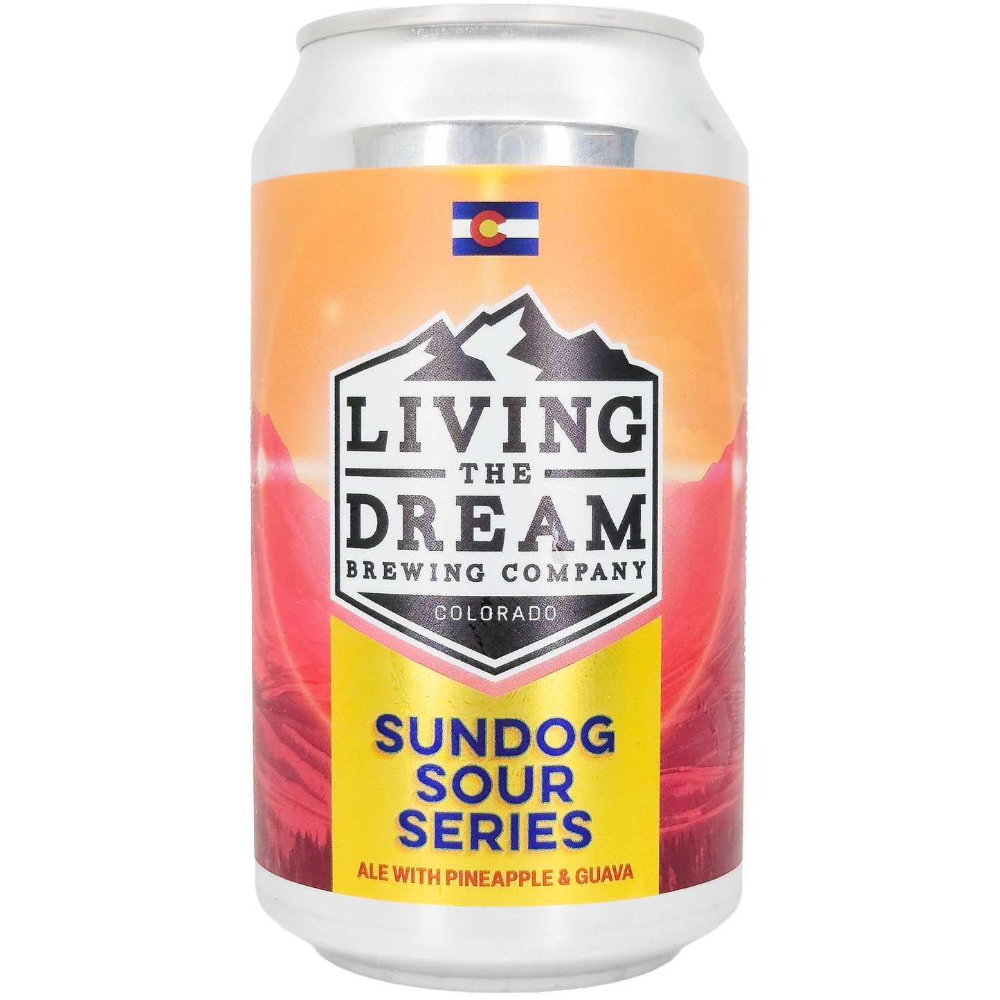 Living the Dream Brewing Co. 'Sundog POG' Fruited Sour Ale Beer, Colorado