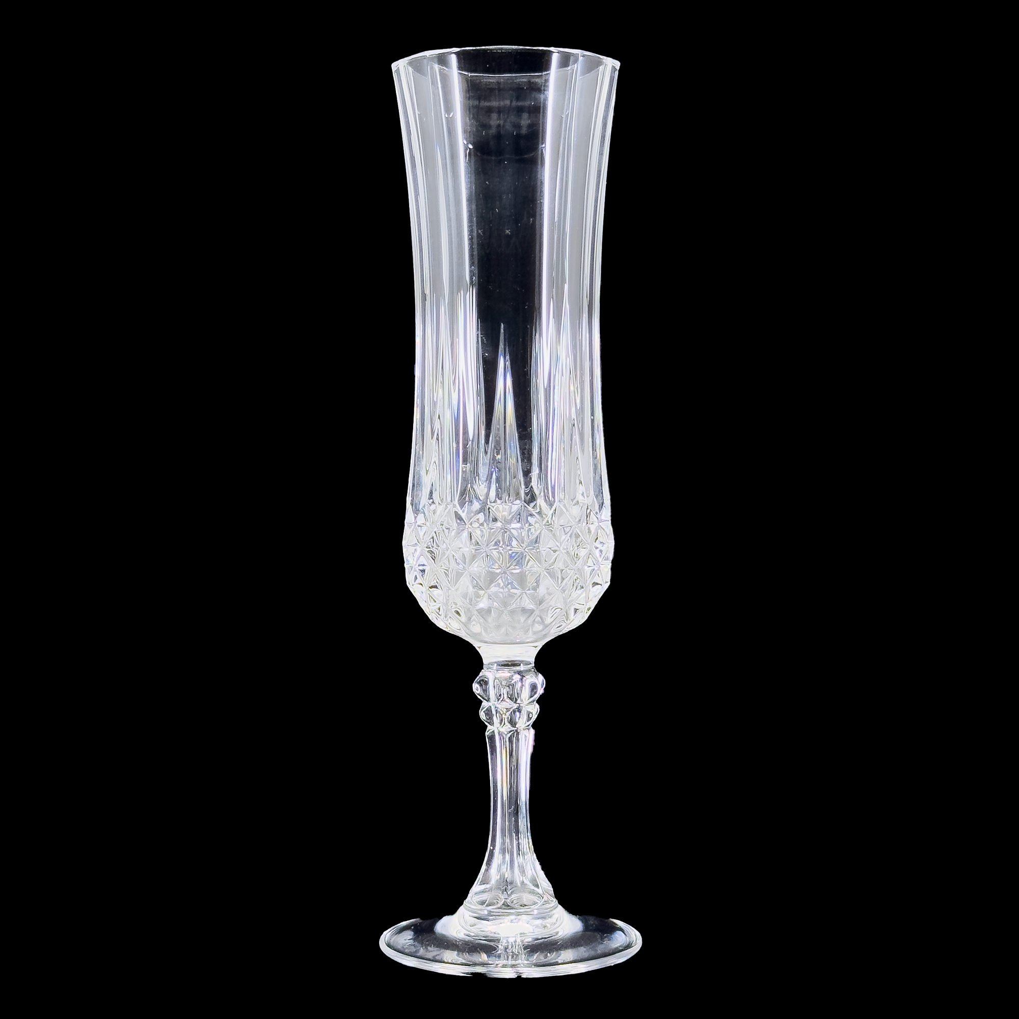 Longchamp Clear Champagne Flute by Cristal d'Arques-Durand – Wine