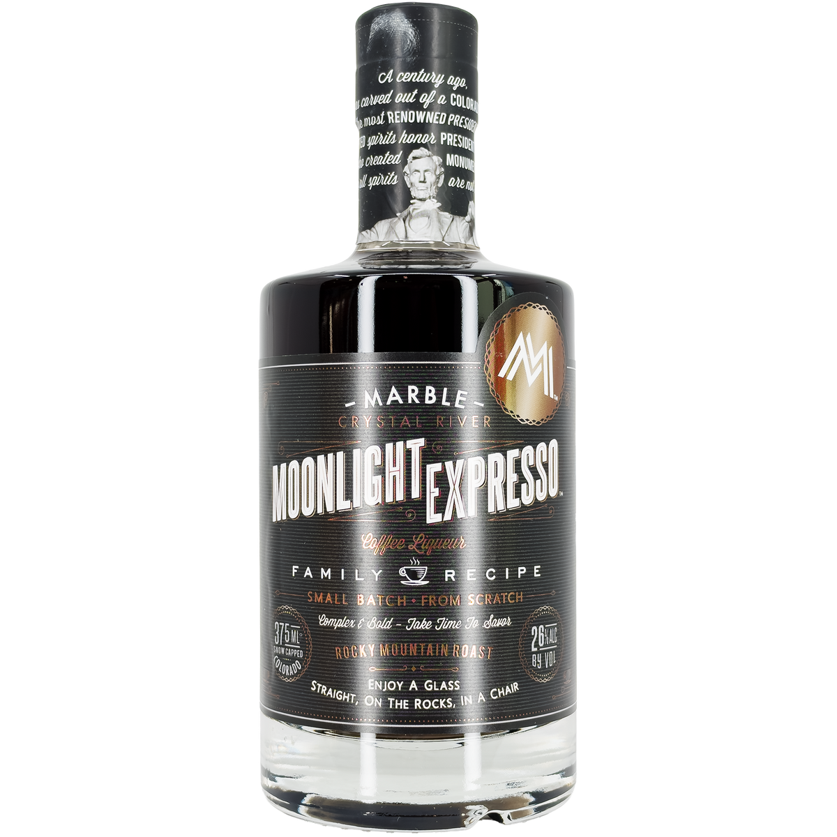 Marble Distilling Co. Moonlight Expresso Liqueur, Colorado