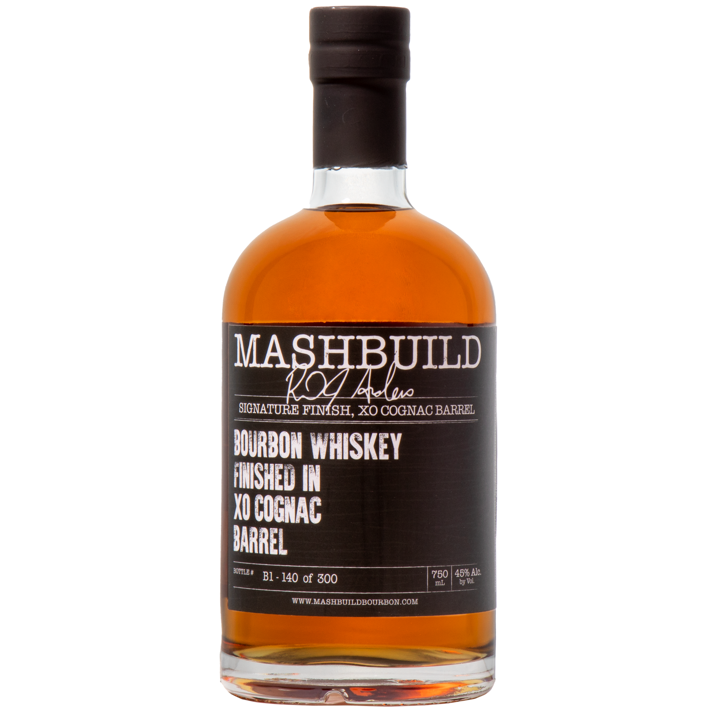 Mashbuild X.O. Cognac Barrel Finished Bourbon Whiskey, Colorado, USA