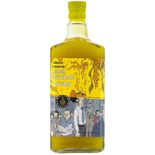 Maxico Mistico Licor Llevame Lejos Ginger-Turmeric Liqueur, Mexico