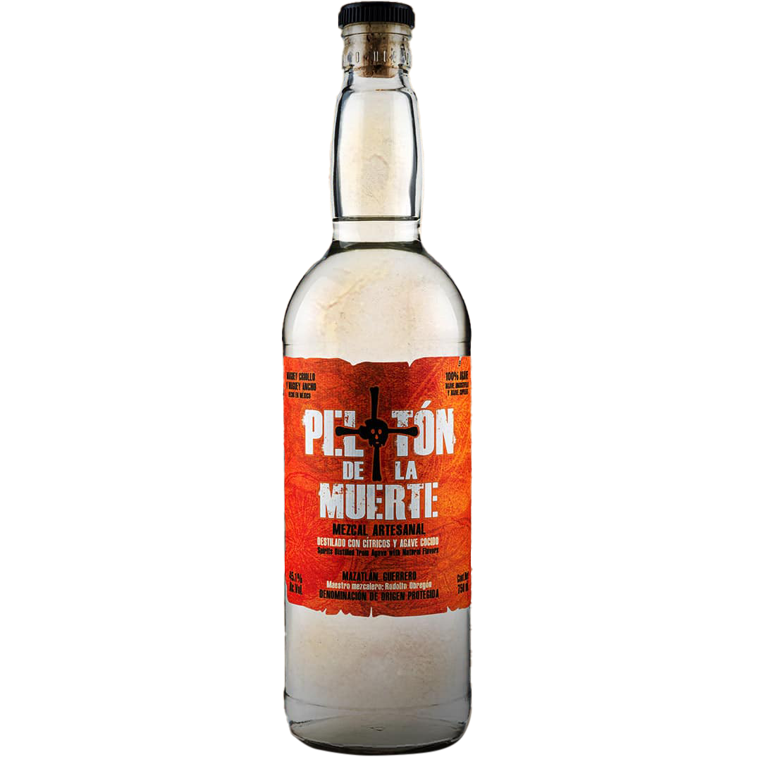 Mezcal de Leyendas 'El Peloton de la Muerte' Pechuga Mezcal Artesanal, Guerrero, Mexico