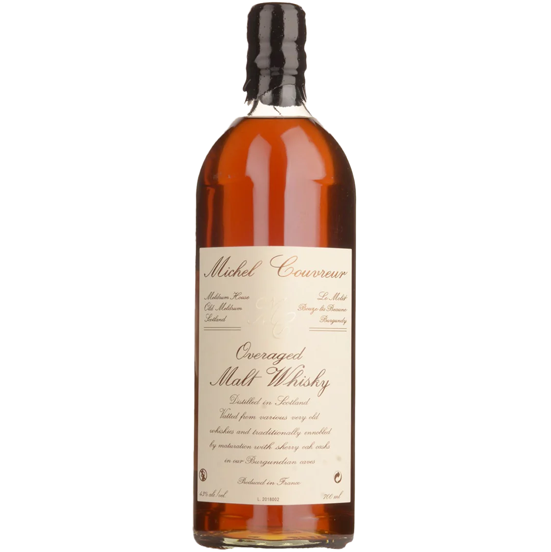 Michel Couvreur Overaged Malt Whisky, France
