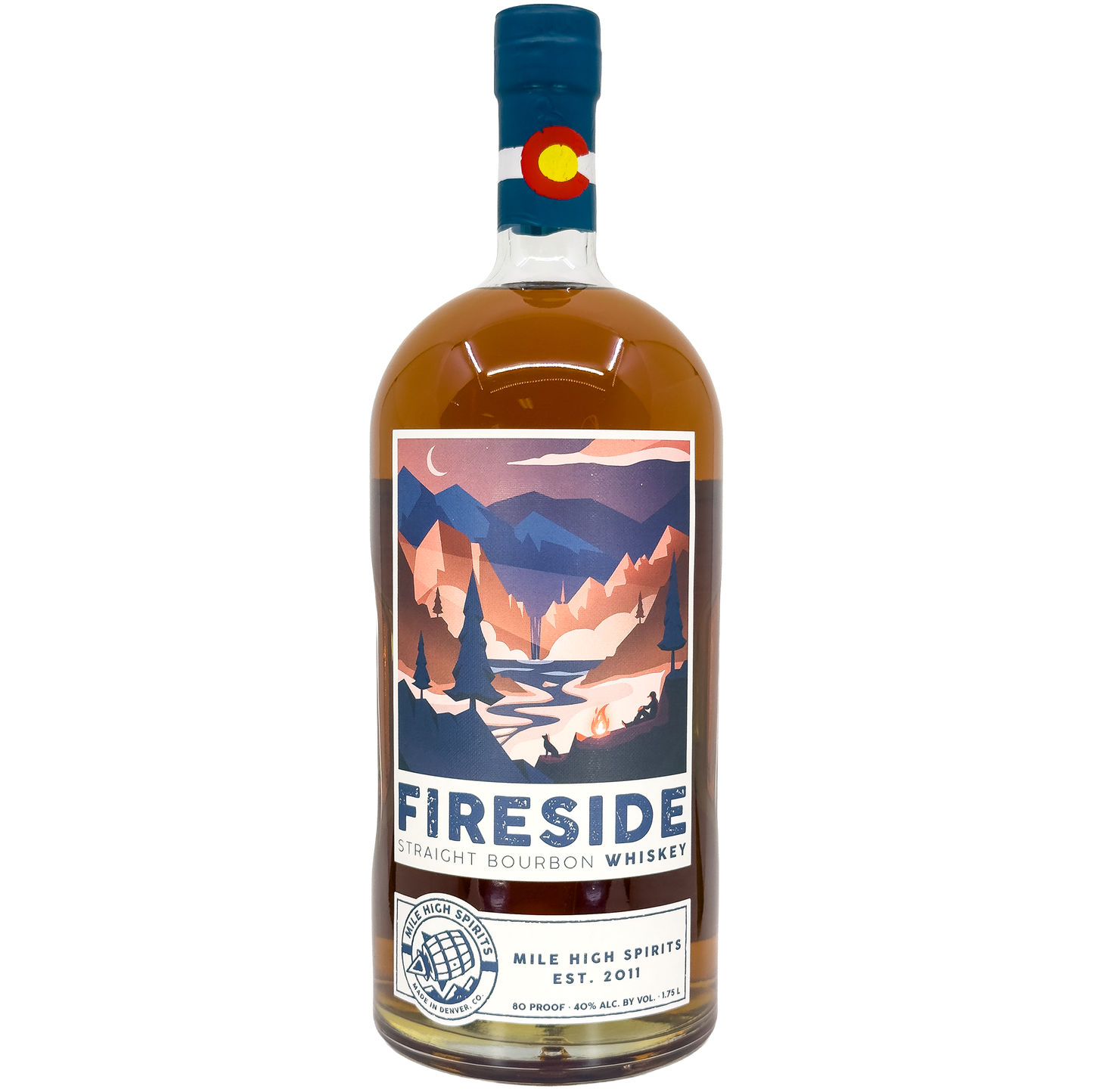 Mile High Spirits Fireside Bourbon Whiskey, Colorado