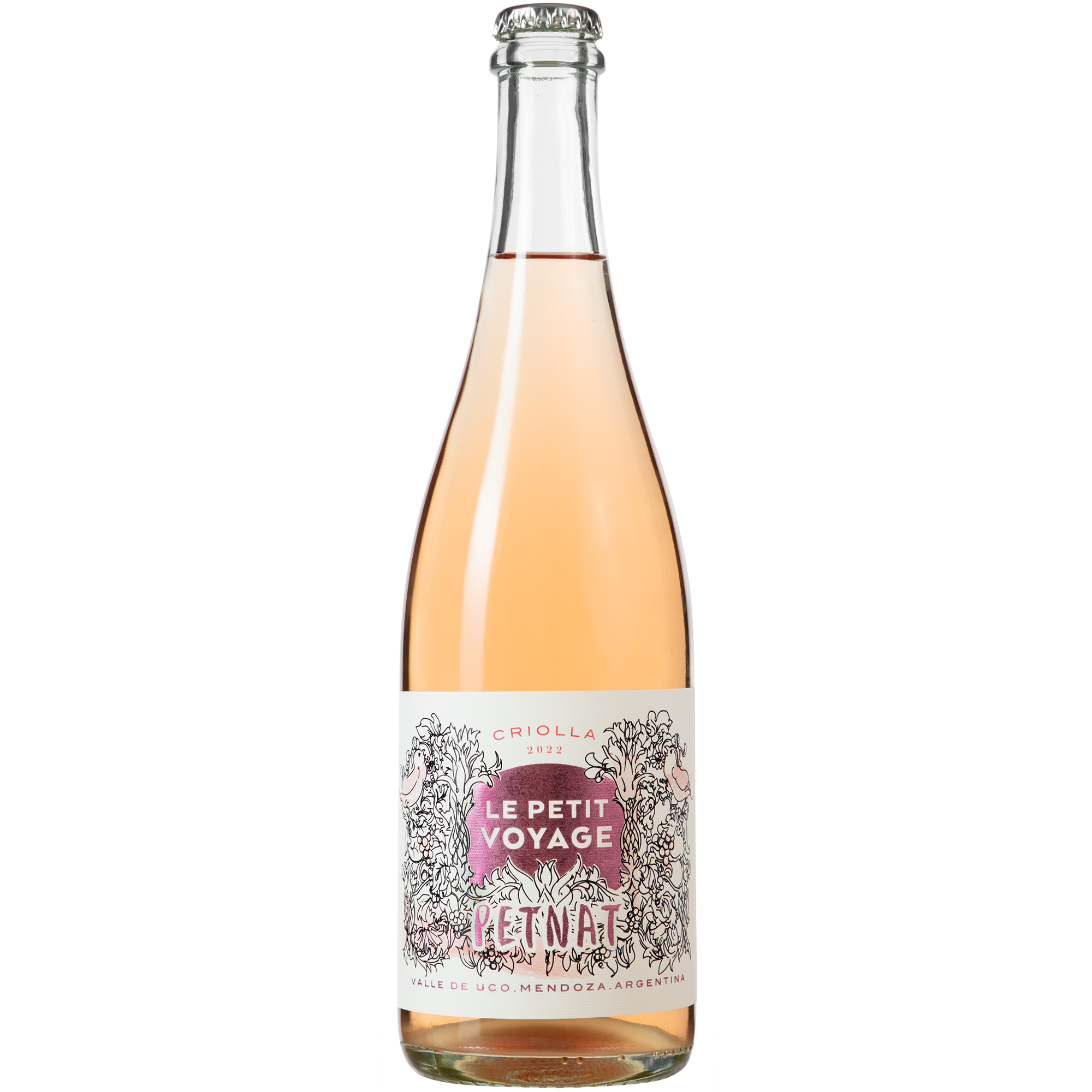Mundo Reves 'Le Petit Voyage' Pet Nat Rose, Uco Valley, Argentina