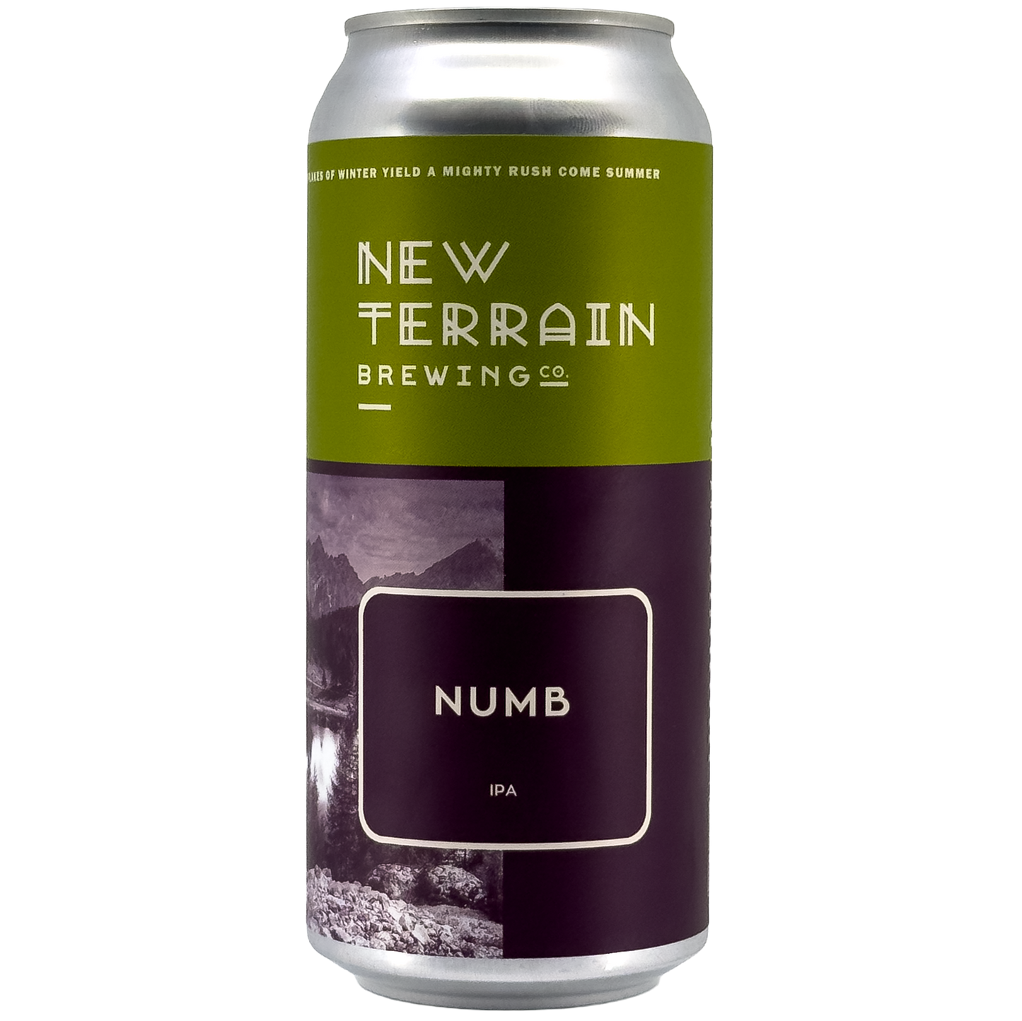 New Terrain Brewing 'Numb' West Coast IPA Beer, Colorado