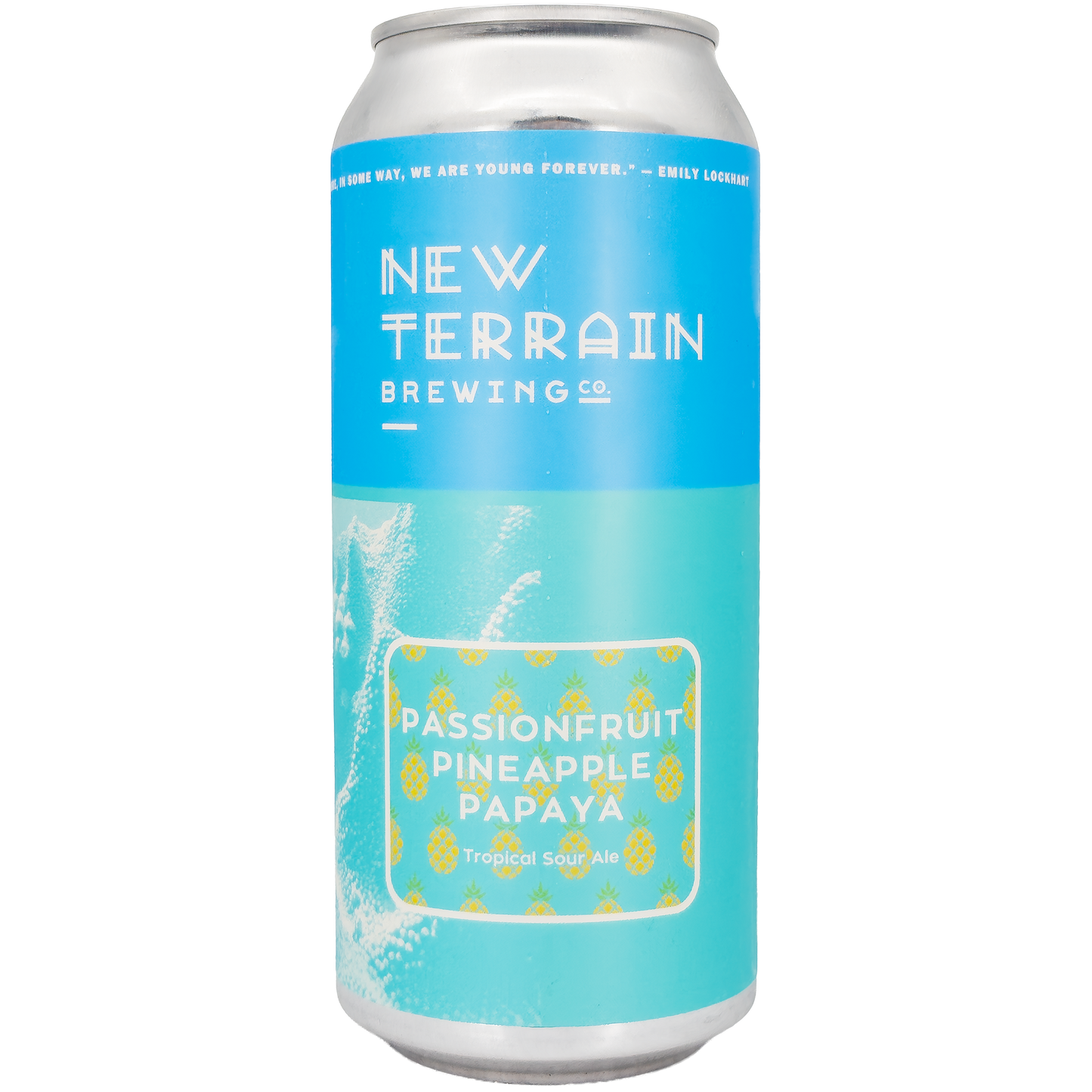 New Terrain Brewing Passionfruit Pineapple Papaya Fruited Sour Ale Beer, Colorado