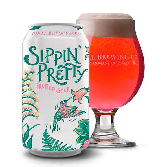 Odell Brewing Co. Sippin' Pretty Fruited Sour Ale Beer, Colorado, USA